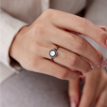 1.08 Ct Elmas Yuvarlak Yüzük - Siempre