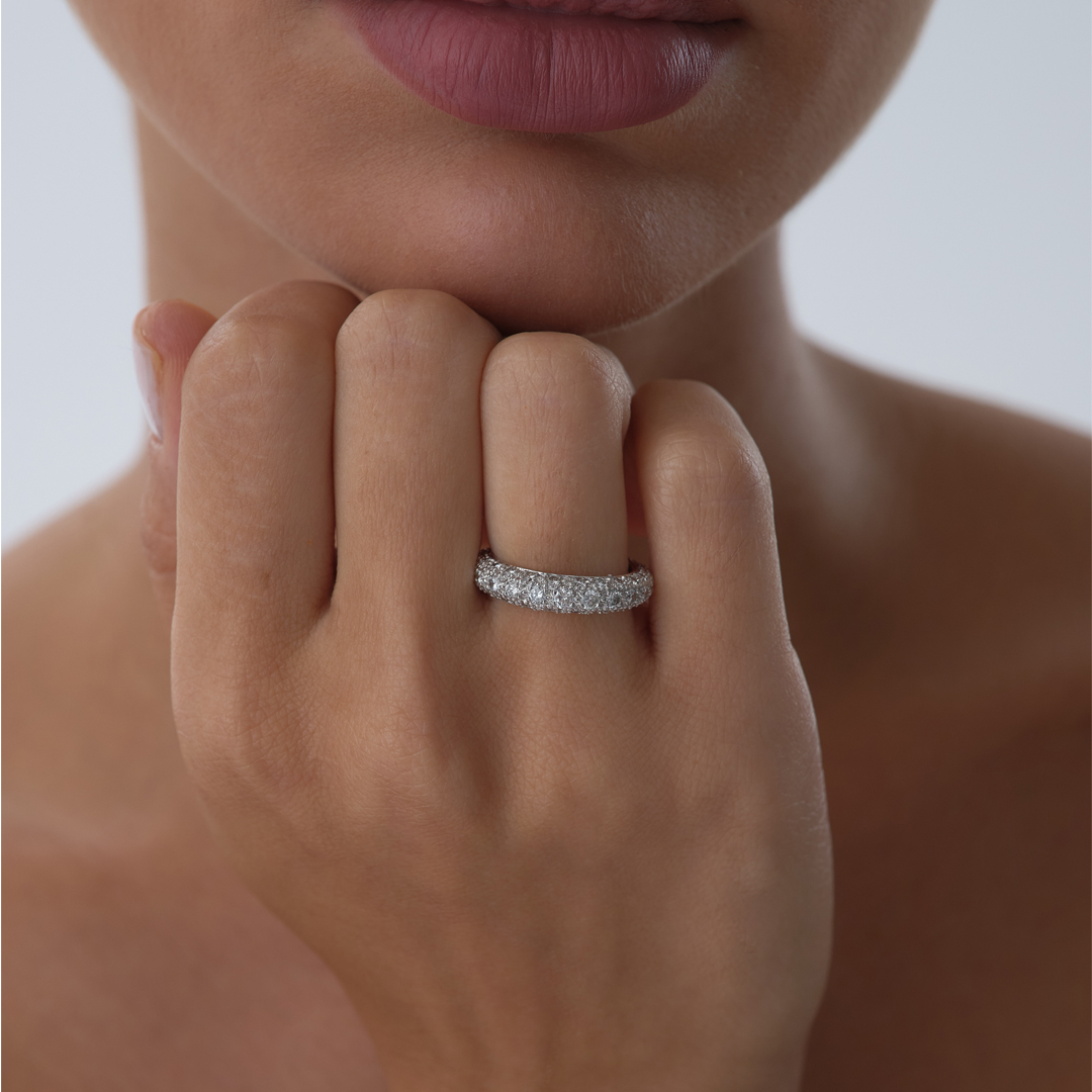 1.10 ct Bold Tamtur Pırlanta Yüzük - 1