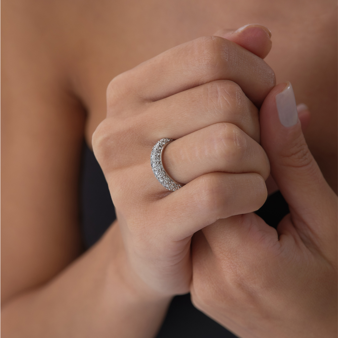 1.10 ct Bold Tamtur Pırlanta Yüzük - 3