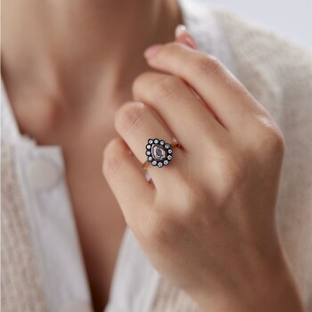 1.25 Ct Elmas Damla Yüzük - Siempre