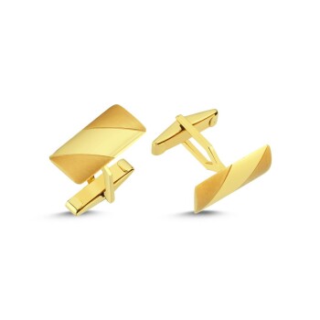 14 Ayar Altın Kol Düğmesi - Koçak