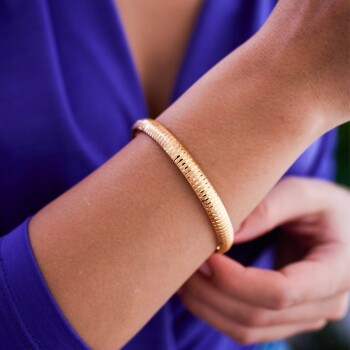 14 Ayar Altın Şerit Bilezik - Osman