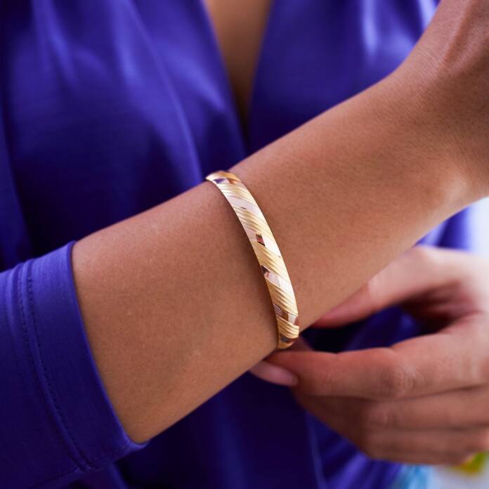 14 Ayar Es Çizgi Altın Bilezik - 1