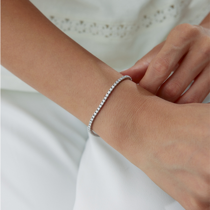 2.32 Karat Pırlanta Su Yolu Bileklik - Siempre