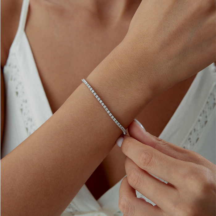 2.32 Karat Pırlanta Su Yolu Bileklik - Siempre (1)