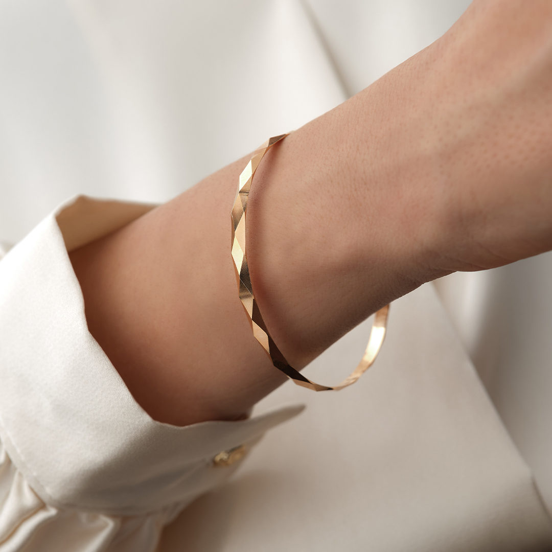 22 Ayar 10.00 GR Baklava Desenli Bilezik - 2