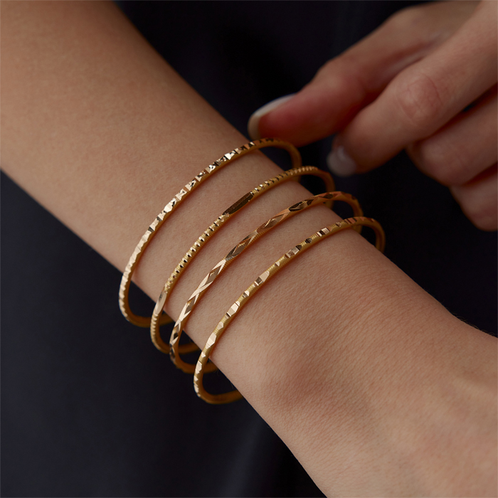 22 Ayar 10.00 Gr Flux Bilezik - 4