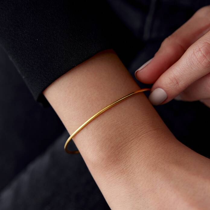 22 Ayar 10.00 Gr Parlak Bombe Bilezik - 1