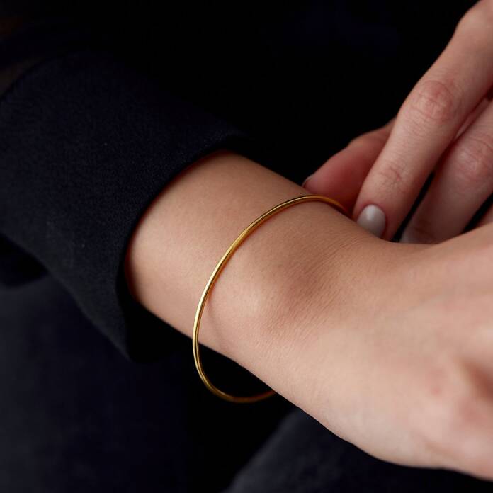 22 Ayar 10.00 Gr Parlak Bombe Bilezik - 2