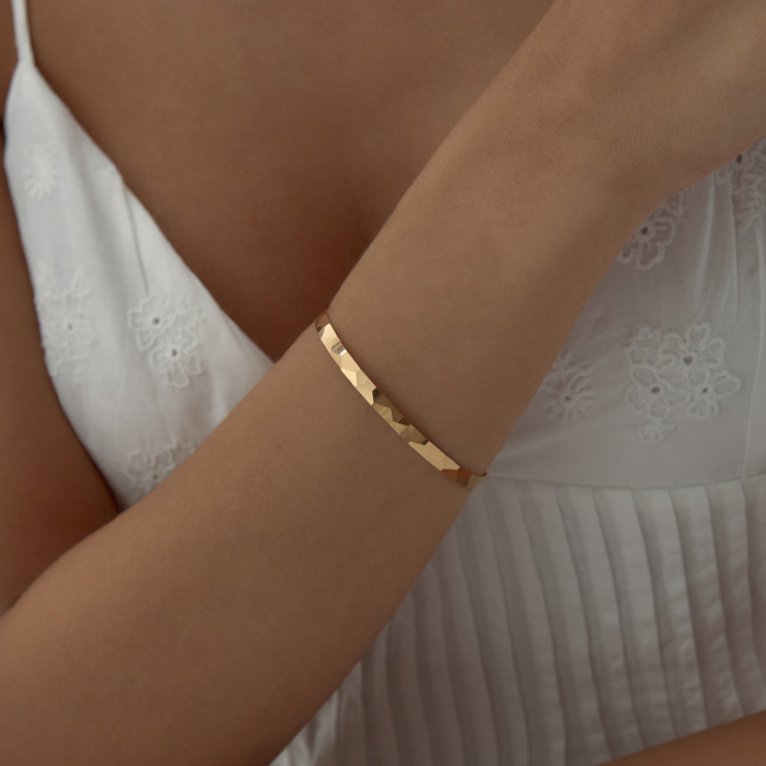 22 Ayar 10.00 Gr Prizma Bilezik - Şen Bilezik