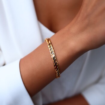 22 Ayar 20.00 Gr Üçlü Burma Bilezik - Şen Bilezik (1)