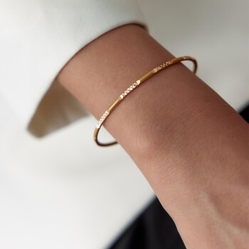 22 Ayar 8.00 Gr Kibrit Çöpü Ajda Bilezik - Şen Bilezik (1)