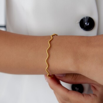 22 Ayar 8.00 Gr Sık Zig zag Bilezik - Şen Bilezik