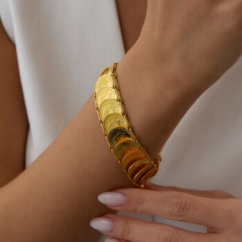 22 Ayar Ata Çeyrekli Bileklik - C.sümer (1)