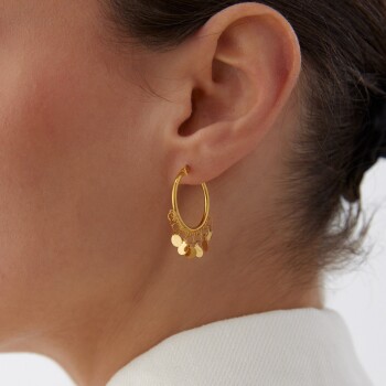 22 Ayar Pul Sallantılı Küpe - C.sümer (1)