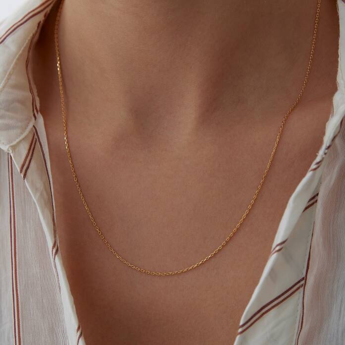 22 Ayar Slim Ataç Zincir - 1