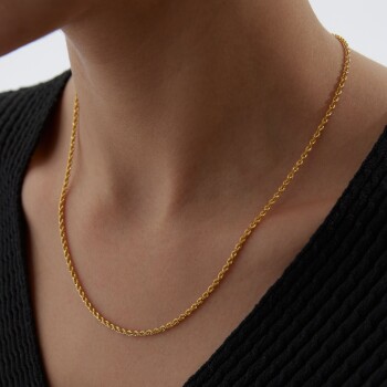 22 Ayar Small Halat Zincir - Taç (1)