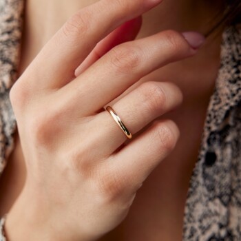 2.50 mm Klasik İçi Boş Düz Alyans - Tülay Alyans