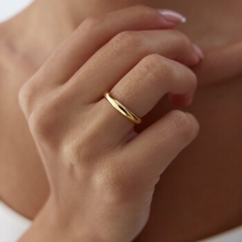 3.0 mm Tam Bombe Klasik Alyans - Tülay Alyans