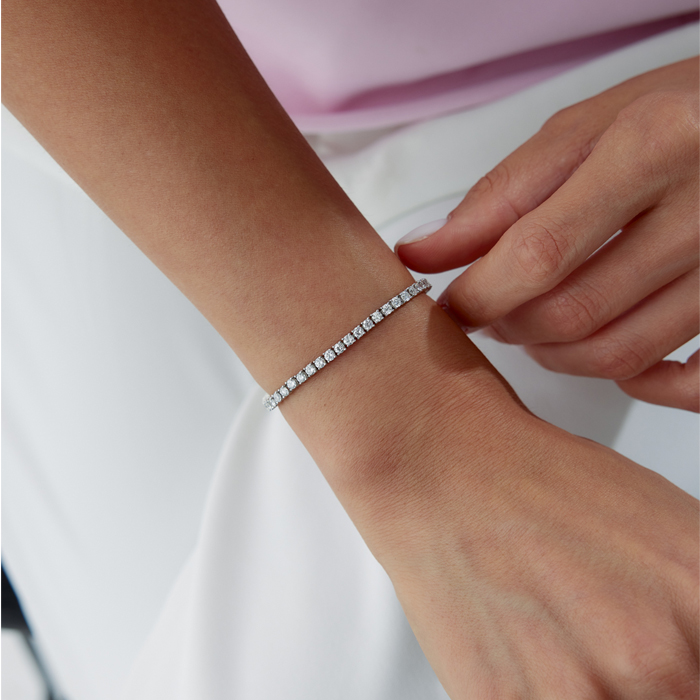 3.25 Karat Su Yolu Pırlanta Bileklik - Siempre