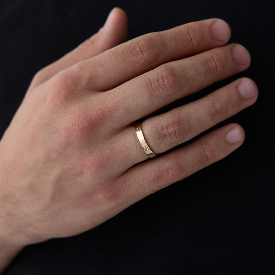 3.50 mm Love Erkek Alyans - 1
