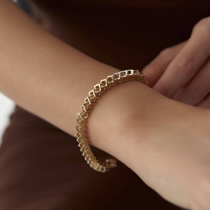 3D Küp Sıralı Bileklik - 3