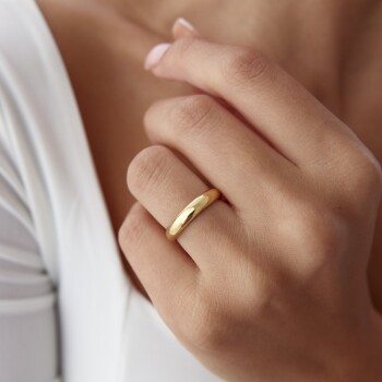 4.0 mm Tam Bombe Klasik Alyans - Tülay Alyans