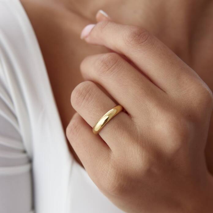 4.0 mm Tam Bombe Klasik Alyans - 1