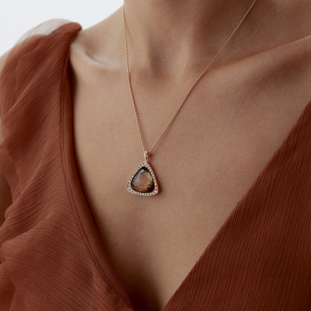 4.00 Ct Lustre Pırlanta Kolye - 2