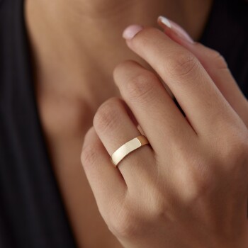 5.0 mm Orta Bombe Alyans - Tülay Alyans