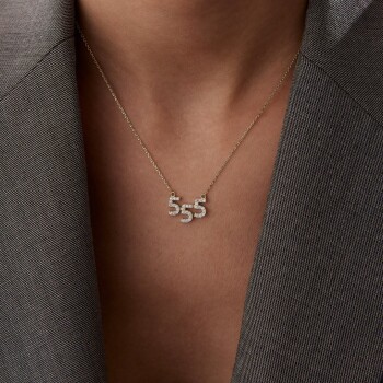 555 Taşlı Manifest Kolye - Tuana (1)