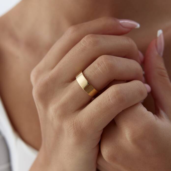 6.0 mm Köşeli Düz Alyans - 1