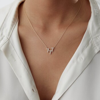 777 Taşlı Manifest Kolye - Tuana