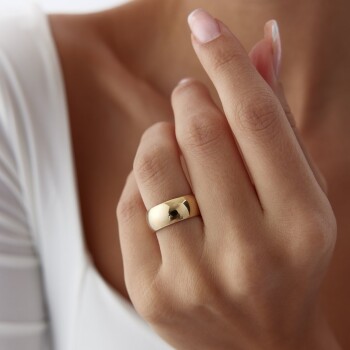 8.0 mm Tam Bombe Klasik Alyans - Tülay Alyans