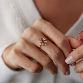 Akik Compass Yüzük - Rayna (1)