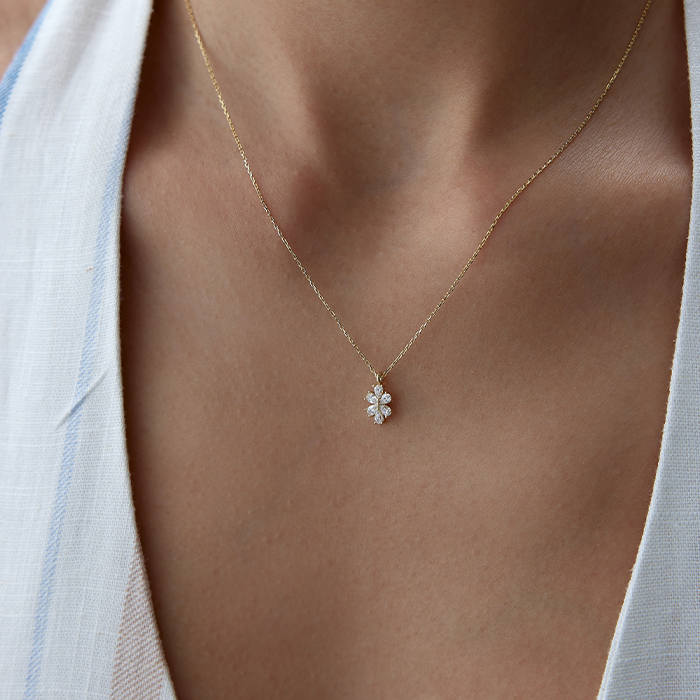 Altı Damla Şans Kolye - Alen