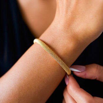 Altı Düz Kubbe Jessica Bileklik - Cemal (1)