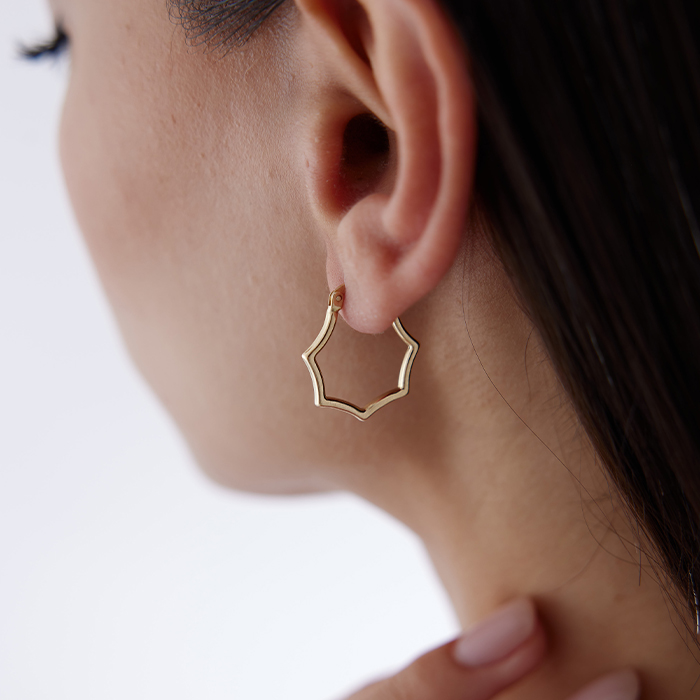 Altıgen Küpe - Ador