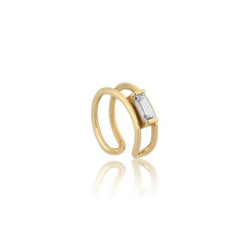 Altın Baget Ear Cuff - Rayna