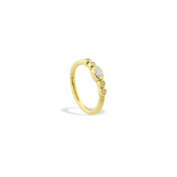 Alttan Beş Taşlı Helix Piercing - 1