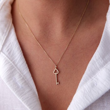 Antik Anahtar Kolye - Rayna