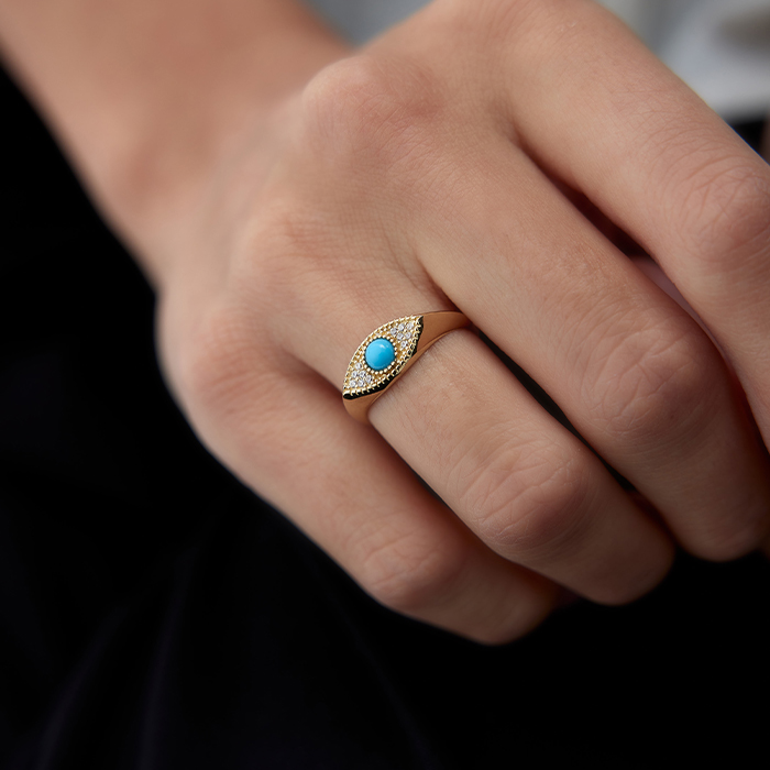 Aqua Göz Yüzük - Rayna (1)