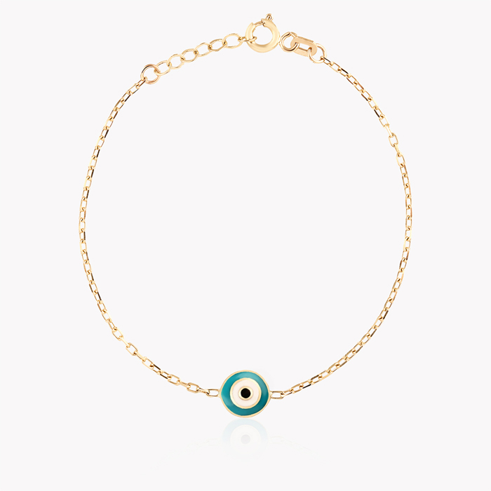Aqua Mineli Nazar Çocuk Bilekliği - Melike