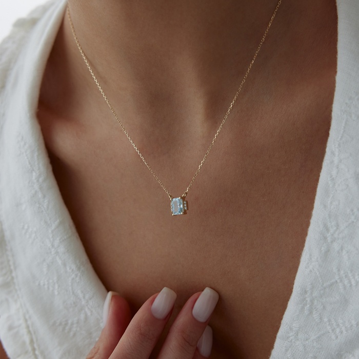 Aqua Spark Kolye - 3