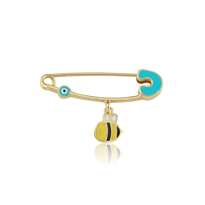 Arı Nazar Göz Bebek İğnesi - Melike