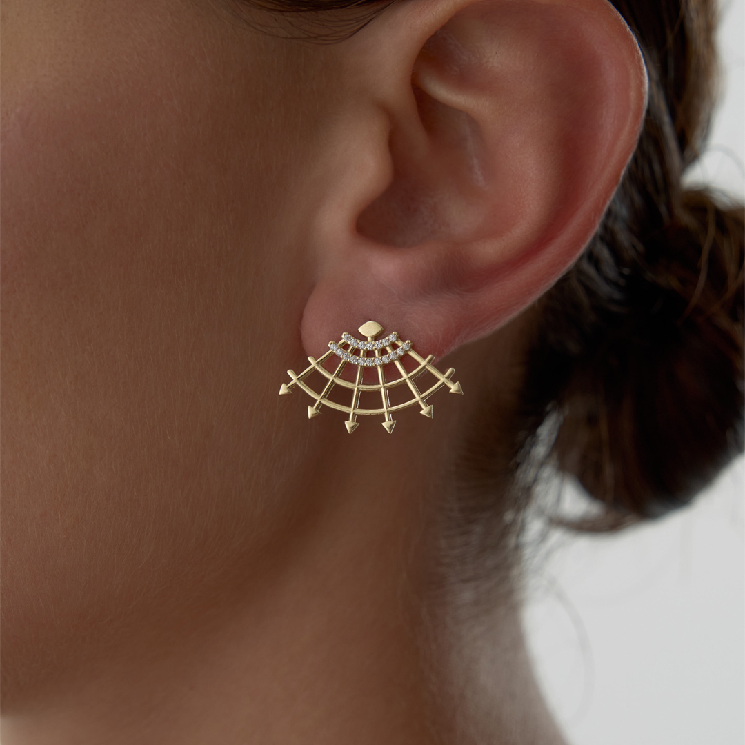 Arrow Glow Küpe - 1