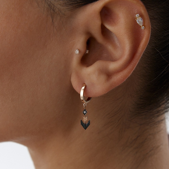 Aşağı Yön Sallantılı Küpe - Alen (1)