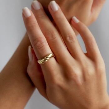 Asimetrik Burgu Yüzük - Nüans (1)