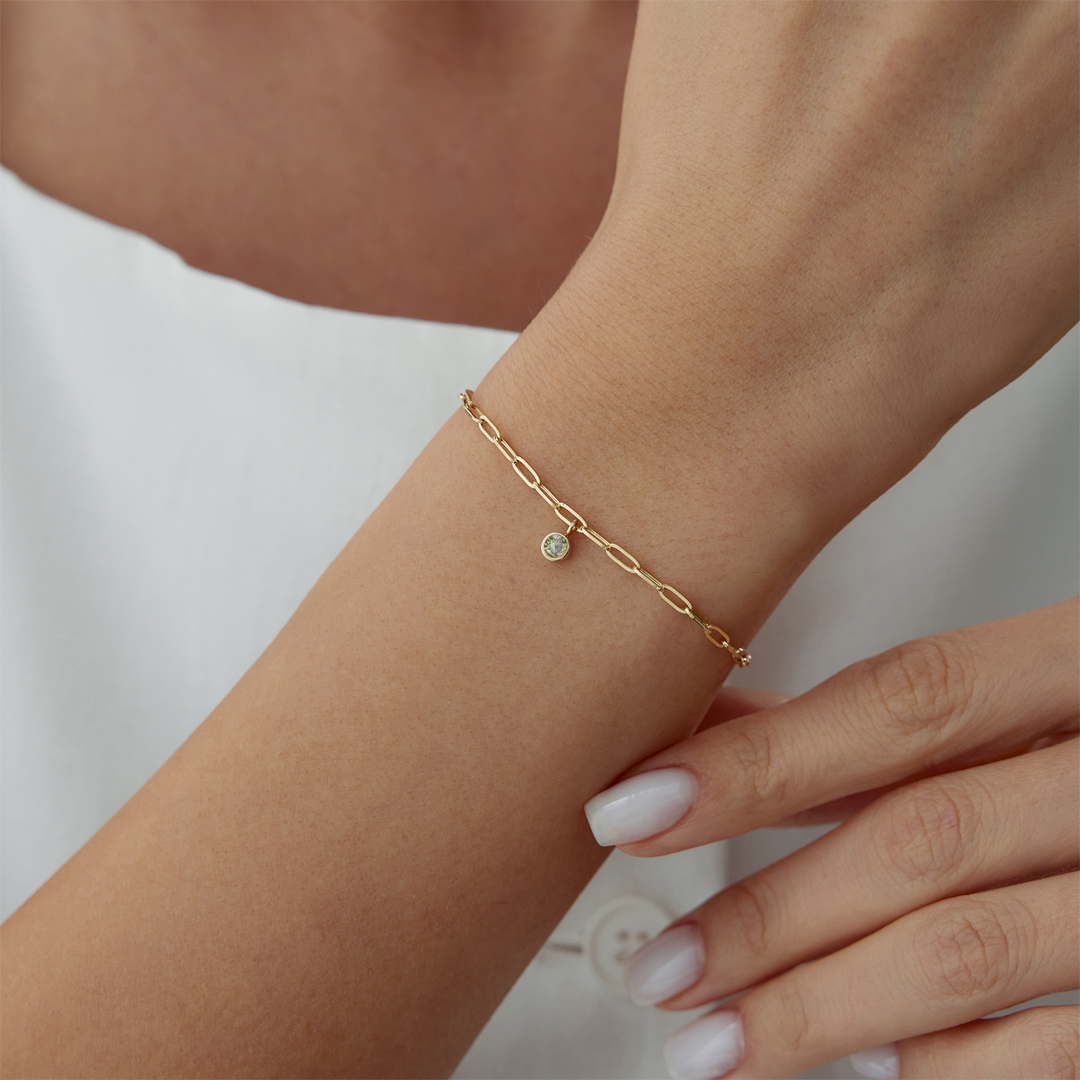 Aslan Burcu Peridot Ataç Bileklik - 2