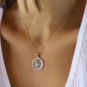 Aslan Madalyon Kolye - Rayna